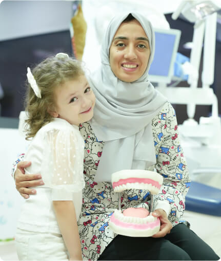 Dr. Fatemeh Mobaraki - Pediatric Dentist in Mirdif providing expert dental care for children.