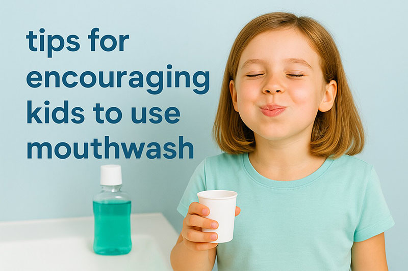 tips for encouraging kids to use mowuthwash