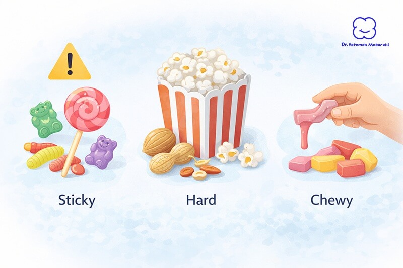 Foods to Avoid eating With a Space Maintainer