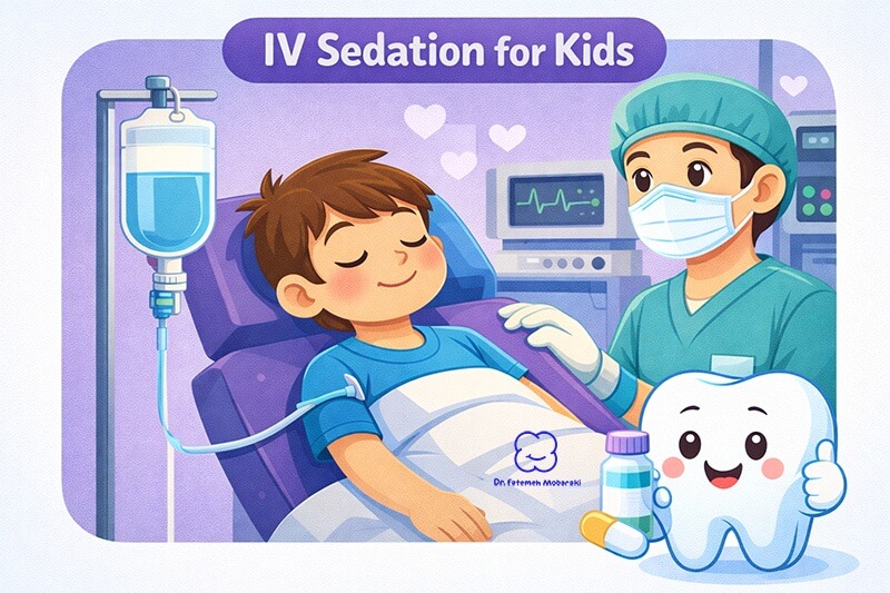 IV sedation for kids dental work