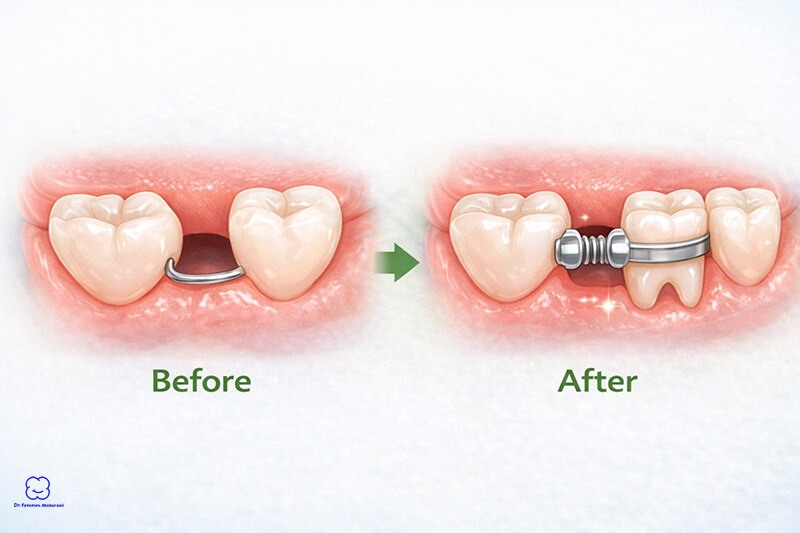 showing space regainer