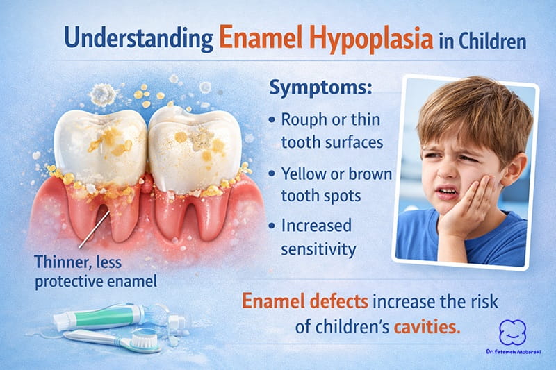 enamel hypoplasia in kids
