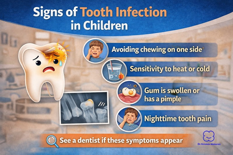 signs that baby teeth need root canals
