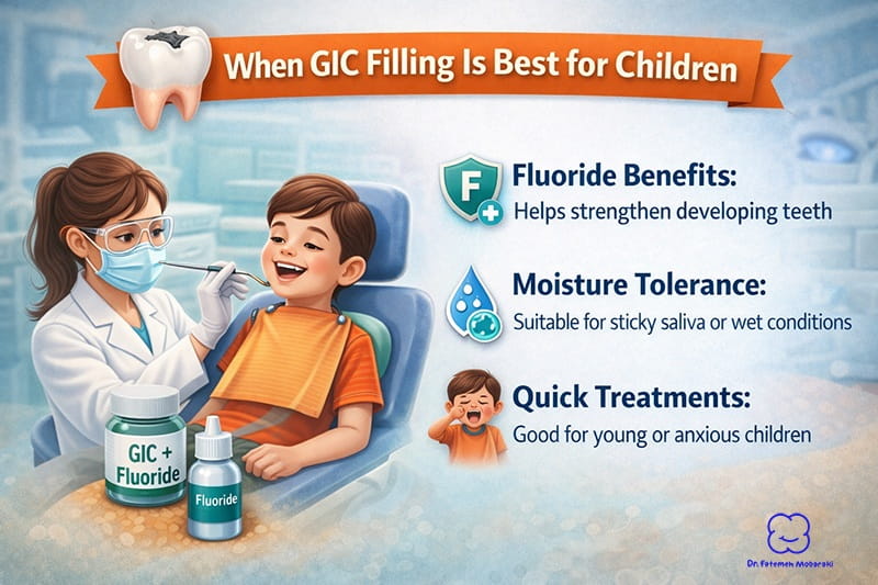when GIC filling is best for children