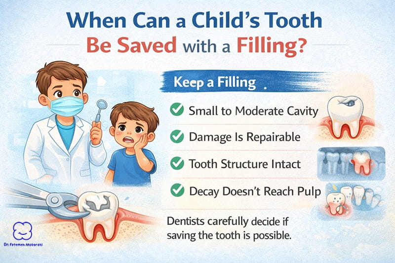 when does a child need tooth filling